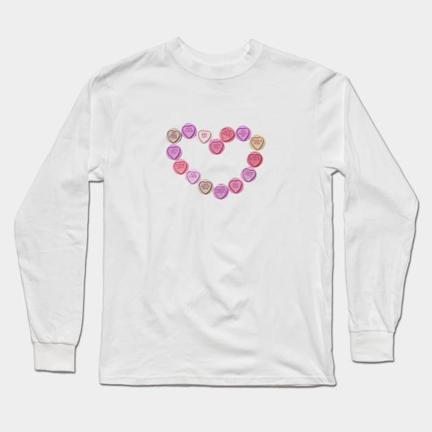 Hate you love hearts Long Sleeve T-Shirt by PrintzStore